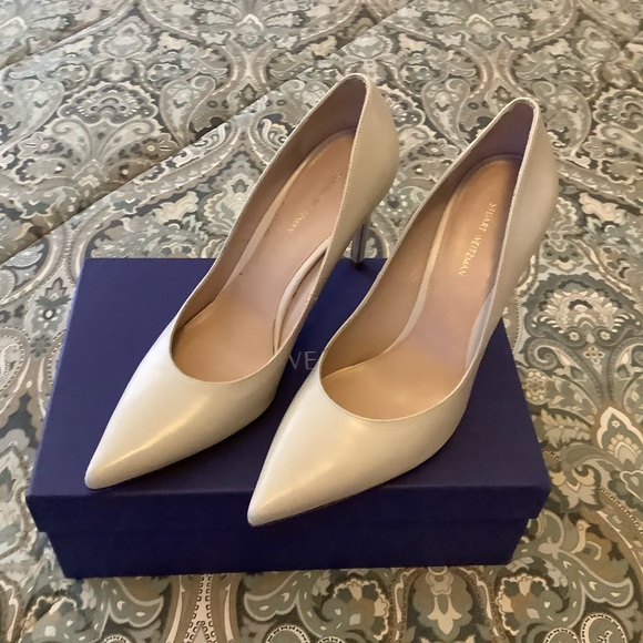 NWB Stuart Weitzman Legend Bone Butter Calf 9.5 M - Picture 3 of 7
